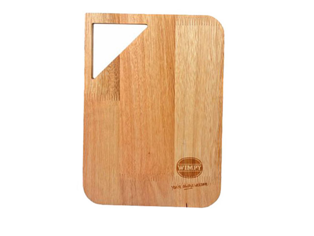 Mpho Wood Rectangle serving board + Cut out handle