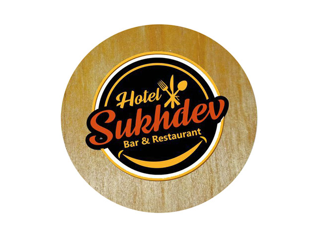 Mpho Wooden Plain Round Coaster with Engraving