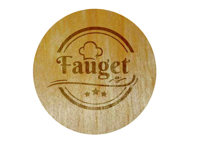 Mpho Wooden Round Coaster set with Engraving