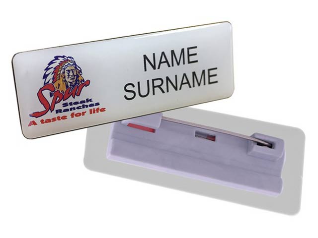 Name Badge Pin Clip - STD Size (60mm x 20mm)