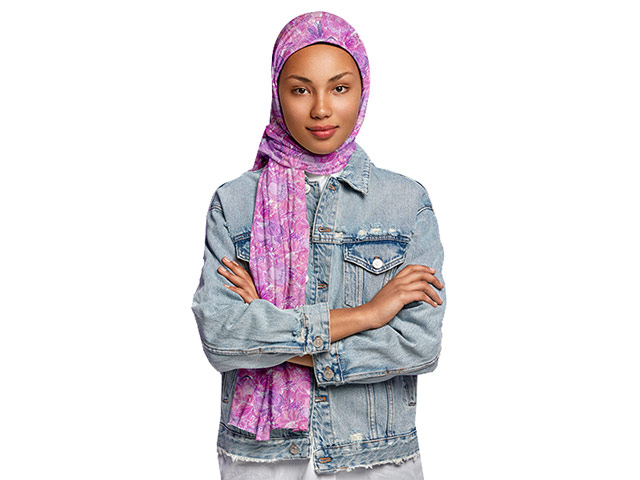 Nara Sublimation Ponjee Head Wrap 1150mm x1450mm