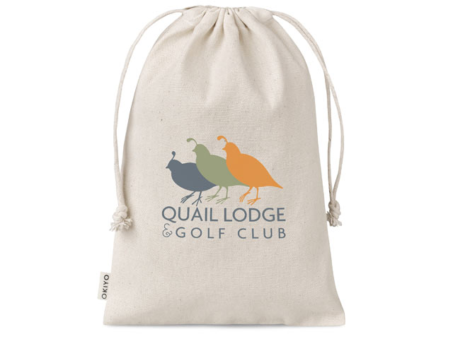 Okiyo Chikara Maxi Cotton Drawstring Pouch