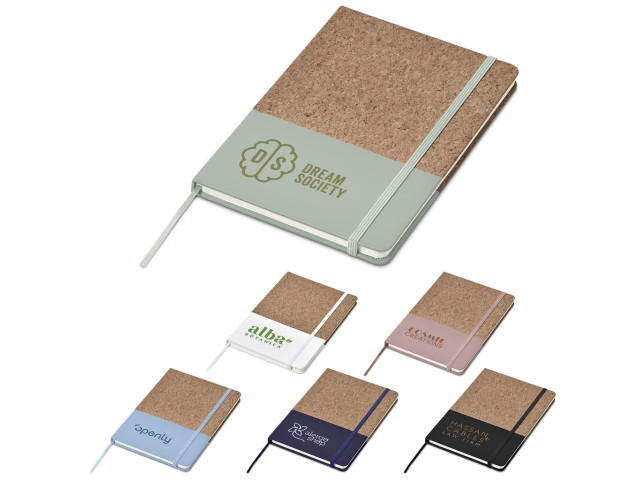 Okiyo Denki Cork A5 Hard Cover Notebook - Image 3