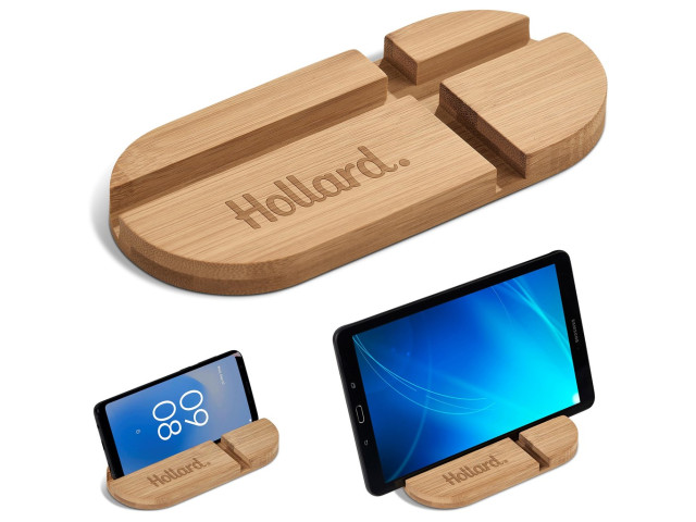 Okiyo Kurosu Bamboo Phone Stand - Image 3