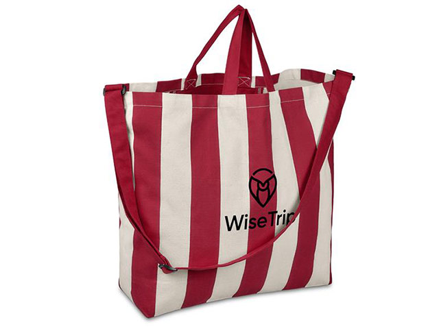 Okiyo Natsuri Recycled Cotton Canvas Large Beach Bag