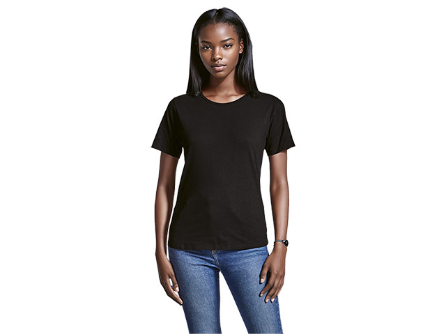 Organic Cotton Crew Neck T-Shirt Ladies - Image 2