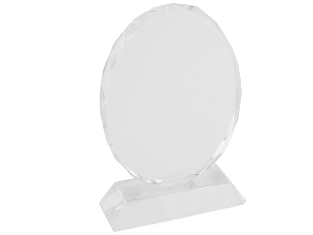 Oval Crystal Trophy