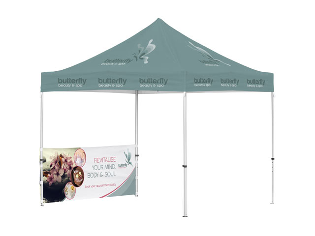 Ovation Sublimated Gazebo 3m X 3m - 1 Half-Wall Skin