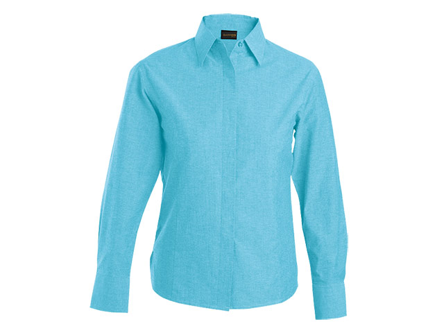 Oxford Blouse Long Sleeve Ladies - Image 4