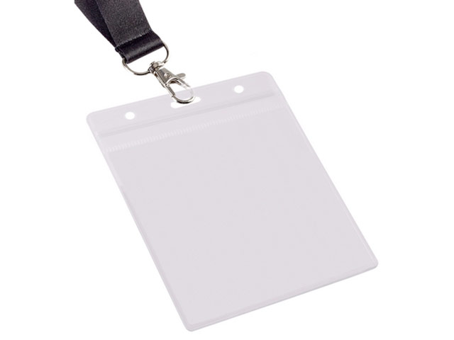 PVC Lanyard Pouch - 9.3 x 13 x 0.25 cm