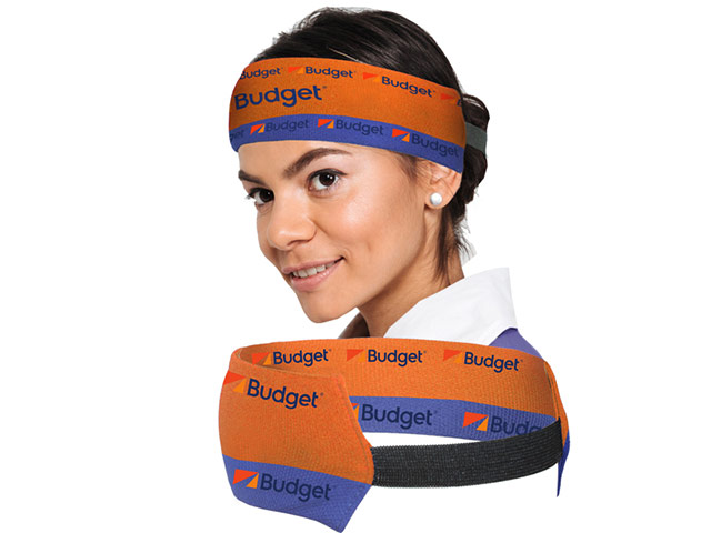 Palmer Sublimated Headband with elastic back