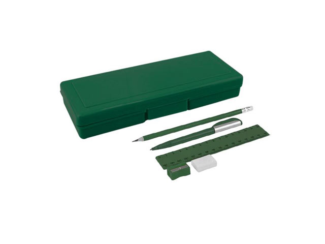 Plastic Stationery Set with 1 colour print
