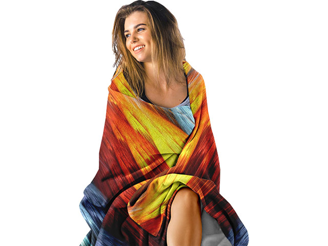 Polar Fleece Blanket with fc