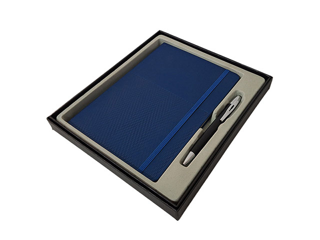 Prestige Herringbone A5 Notebook And Pen Set - Image 5