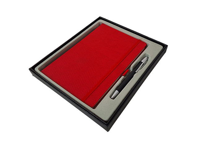 Prestige Herringbone A5 Notebook And Pen Set
