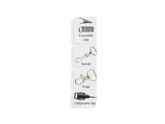 Rectangle Jellybean Domed Lanyard+ Snap