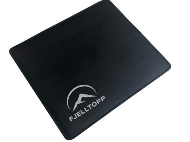 Rectangle PU Leather mousepad with 1 colour print
