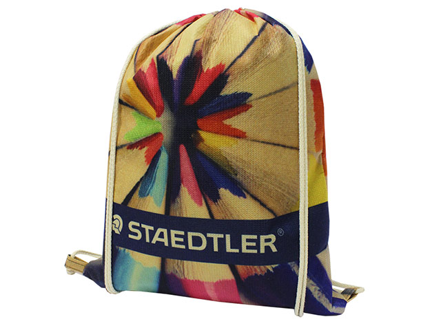 Recycled PET  Drawstring with full col print