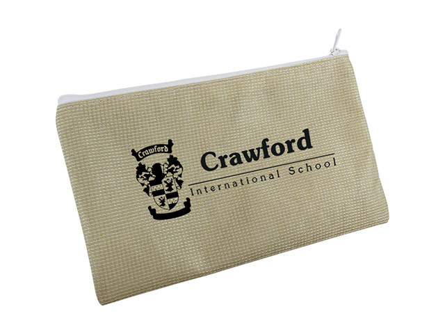 Recycled PET Pencil Case 15cm with 1 col print