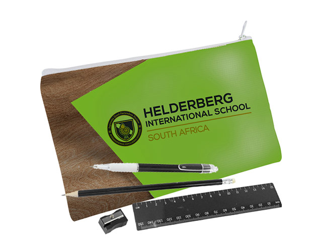 Recycled Sublimated PET Stationery Set -15CM