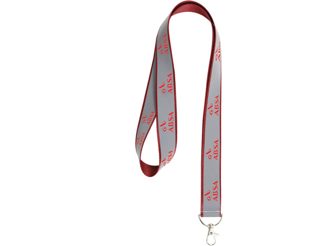Reflective Lanyard with 1 colour print