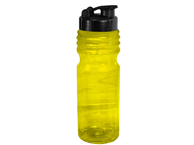 Regular 750ml Transparent Water Bottle + Flip Top