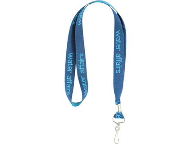 Rough Woven Lanyard with 1 col print