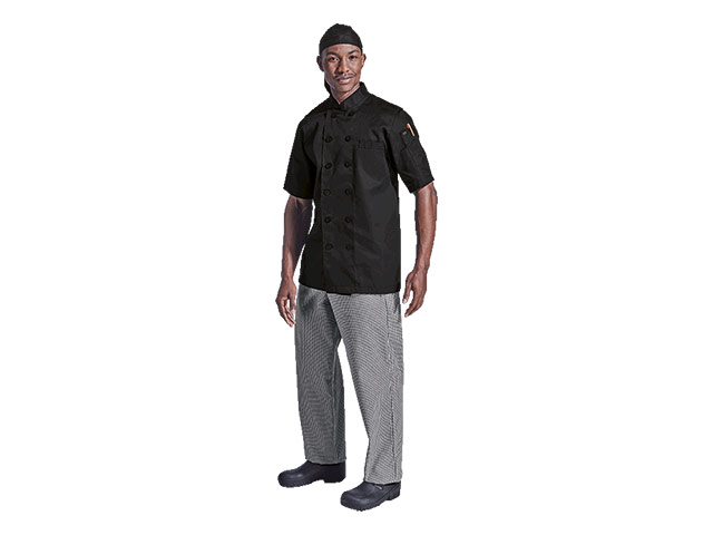 Savona Short Sleeve Chef Jacket Mens