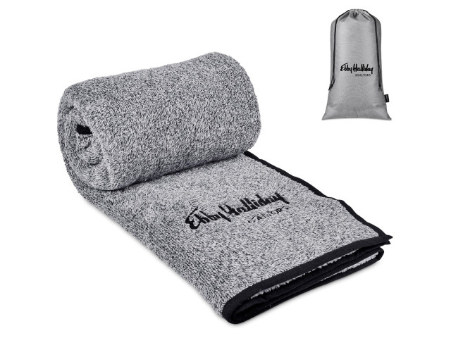 Serendipio Tranquil Sherpa Fleece Blanket - Image 3