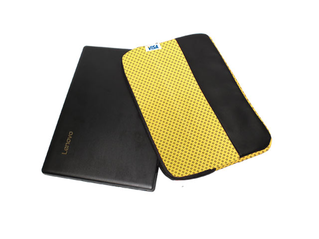 Shweshwe Laptop Sleeve with Leatherette