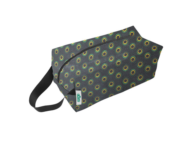 Shweshwe Spruce Toiletry Bag