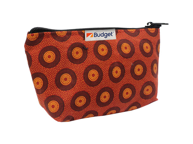 Shweshwe Vera Cosmetic Bag with fc tag