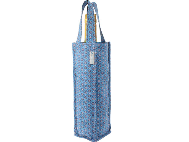 Shweshwe Wine Bag Single