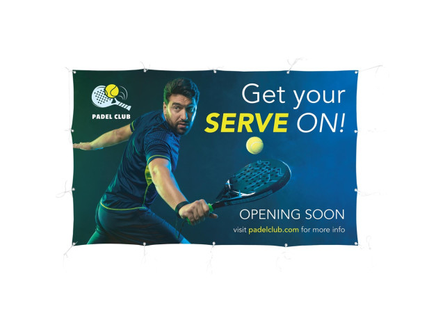 Sublimated Display Fabric Banner 2.45m x 1.5m