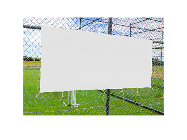 Professional,Steel,Cricket,Cage,On,The,Green,Field.