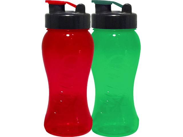 Transparent Curve 500Ml Water Bottle With Flip Top - Image 4