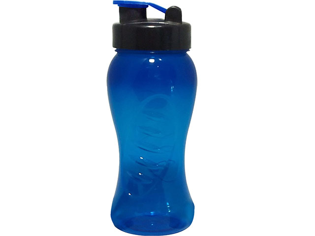 Transparent Curve 500ml water bottle 1col-Flip top