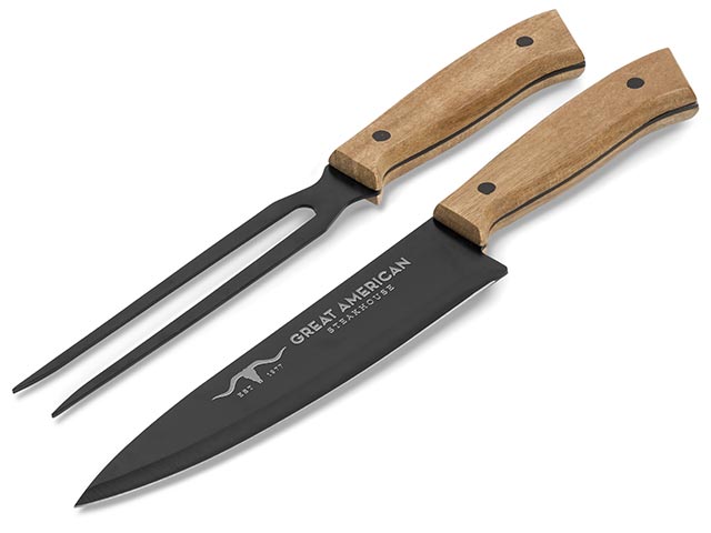 US Basic Butcher's Block Carving Set
