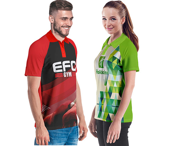 Unisex 50/50 Short Sleeve Raglan Golf Shirt
