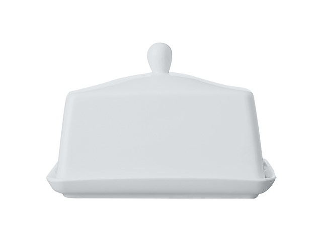White Basics Butter Dish