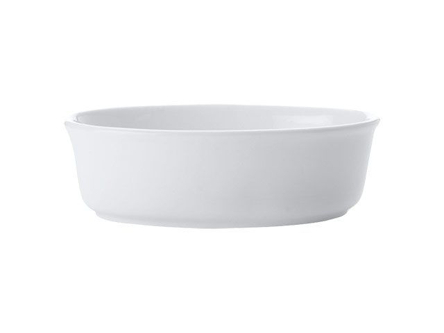 White Basics Pie Dish Oval