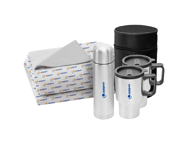 Whittaker Fleece Blanket and Thermal Flask Set